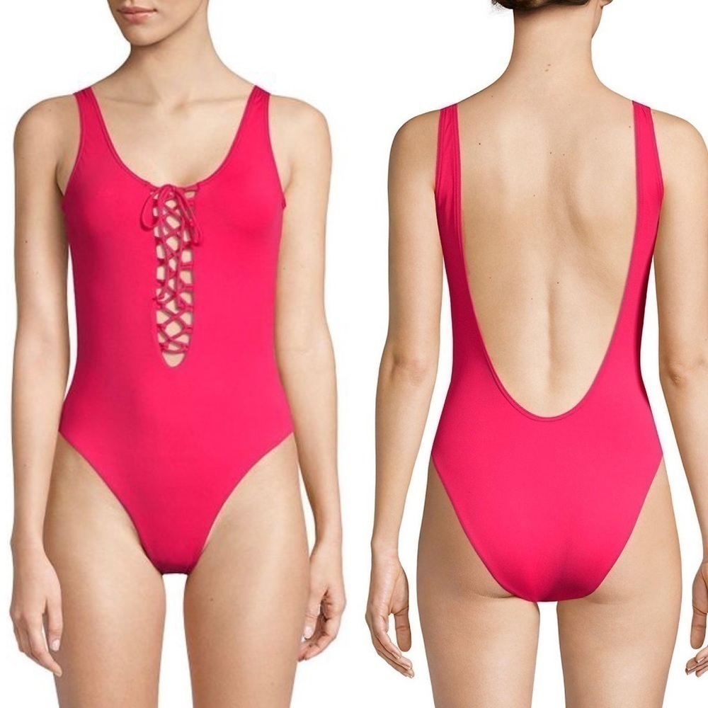 Onia Bridget One-Piece Swimsuit Geranium Medium‎